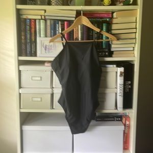 Summersalt Black High Neck Halter Swimsuit